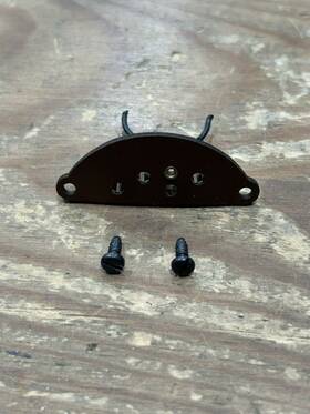 Xa10662 American Flyer S Scale Female 4-hole Jack Panel With Bolts
