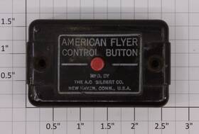 Xa10961-4 American Flyer S Scale Brown W White Print And Red Control Button 10