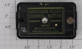 Xa10961-yb American Flyer S Gauge Yellow/brown Control Button 10