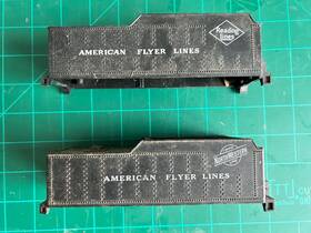 Xa12b078j American Flyer 2 S Gauge Tender Shell Chicago Northwestern And Reading Lines