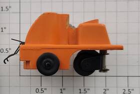 Xa13a029 American Flyer S Scale Orange Oil Drum Loader Truck Incomplete