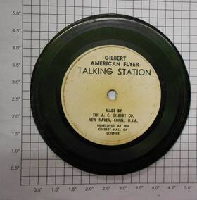 Xa755tsr American Flyer S-scale Af Record For Talking Station 1 Xa755tsr American Flyer S-scale Af Record For Talking Station 1
