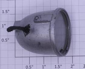 Xa8862rp American Flyer Silver Metal Searchlight Assembly With Bulb And Lens
