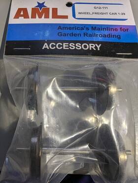G12-11 American Mainline 1 29 Metal Freight Car Wheel Set Of 2