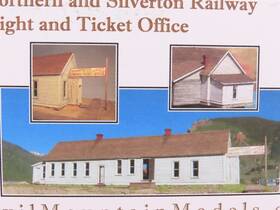 Amm-102 Anvil Mountain Models Ho Kit #amm-102 Silverton Northern And Railway Ticket Office