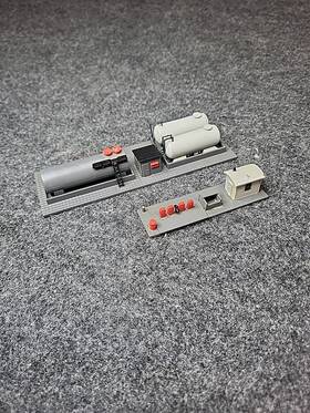 6360 Arnold Rapido N Scale German Diesel Refueling Station Fully Assembled
