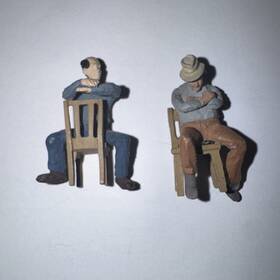 Ari1264 Arttista Figuressleeping Man Leaning/chairproduct Code Lot 2