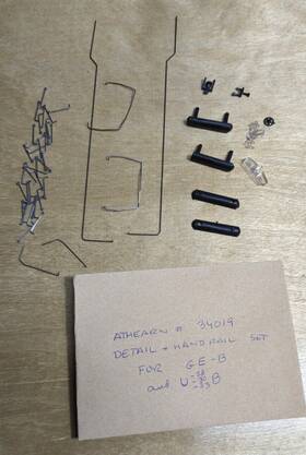 34019 Athearn Ho Blue Box # Detail And Handrail Set For Ge-b U28/30/33b 34019 Athearn Ho Blue Box # Detail And Handrail Set For Ge-b U28/30/33b