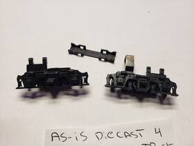 34023 Athearn Ho Scale 4 Wheel Front Dummy Truck No Wheels Cast Sideframes Parts