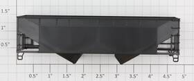 54070x Athearn Ho 34ft Hopper Offset Flat Top Body Shell With Broken Ladder