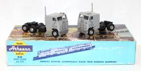 5502 Athearn Ho Rea Express Freightliner Semi Tractors Gray 2 Pack Built/ Boxed