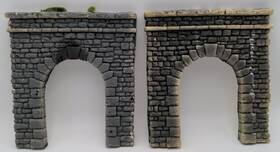 6157-1 Athearn Foam Single Track Tunnel Portal Custom 2