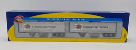 73321 Athearn Ho Illinois Central 40ft Beaded Z- Van Trailer Set Of 2 Ln/box 73321 Athearn Ho Illinois Central 40ft Beaded Z- Van Trailer Set Of 2 Ln/box