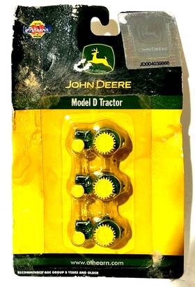 Athearn 797534101852 Rtr 3 John Deere Model D Tractors Inch N Scale 1/160 Built Green Farm Eq Athearn 797534101852 Rtr 3 John Deere Model D Tractors Inch N Scale 1/160 Built Green Farm Eq