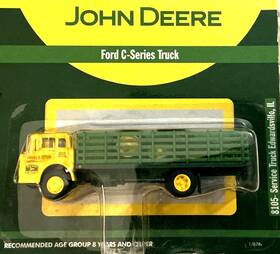 8105 Athearn 8095 John Deere Ford C-series Service Stake Truck With Tire Load-rtr-built