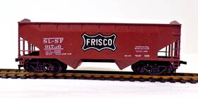 91736 Athearn Ho #sl-sf Frisco 2 Bay 34ft Offset Hopper Car - No Box