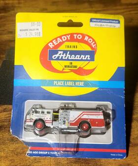 92009 Athearn Rtr #92009 D. C. Fire Dept. Engine E-20 Ho Scale 2003 Sealed