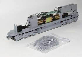 Ath11399 Athearn Rtr Sd40t-2 Gray Power Chassis Mechanism Dcc Ready Ho Scale