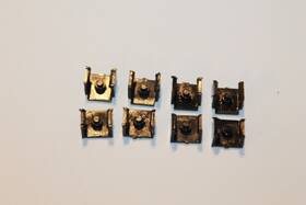 8-locomotive Athearn Blue Box 90606 Locomotive Parts Plastic Draft Clips #90606