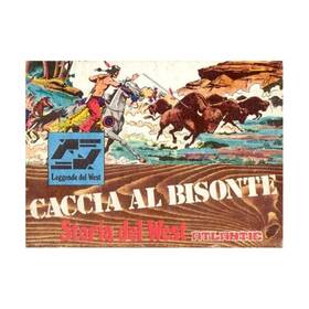 Atl1001 Atlantic Plastic Figures Ho Scale Caccia Al Bisonte Vg /nm