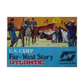 Atl1007 Atlantic Plastic Figures Ho Scale U.s. Camp Vg/nm