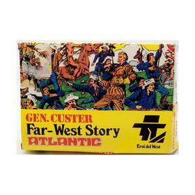 Atl1011 Atlantic Plastic Figures Ho Scale General Custer Vg