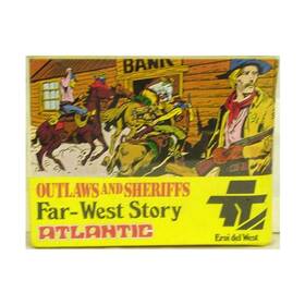Atl1014 Atlantic Plastic Figures Ho Scale Outlaws And Sheriffs Vg /nm