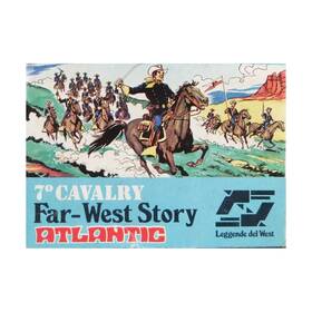 Atl1104 Atlantic Plastic Figures Ho Scale 7th Cavalry Large Box Ed Fair/nm