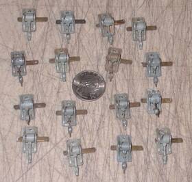 Atlas 023922657015 Vintage Ho 00 Diecast Turnout Switch Manual Levers 16pcs. Made In England
