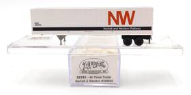250025 Atlas 29781 1 160 N Norfolk And Western 45ft Pines Semi Trailer #250025 Ln/box