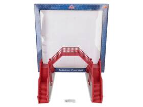 66917-1 Atlas O Scale Single Track Pedestrian Crosswalk - Red Ln/box 66917-1 Atlas O Scale Single Track Pedestrian Crosswalk - Red Ln/box