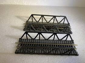 703c2x2895-5 Atlas 2 N Scale 5 Inch Warren Truss Bridge Lot