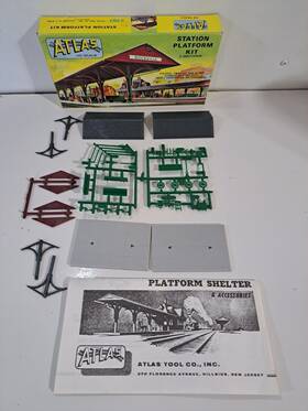 706-300 Atlas 707 Train Ho Gauge Model Railroad Scenery Passenger Station Platform