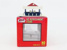 Atlas 732573006157 Ho 1/87 Scale #615 Built-up Refreshment Stand Atlas 732573006157 Ho 1/87 Scale #615 Built-up Refreshment Stand