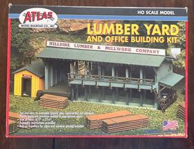 Atlas 732573007505 Train Lumberyard And Official Building Kit Ho Scale Item# 750