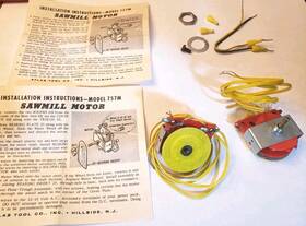 757m-350 Atlas 757m Sawmill Motor Ho Scale 2 Pcs Vintage