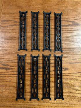 82-100 Atlas Lot Of 8 Vintage Ho Scale Train #82 Pier Girders 9 Inches