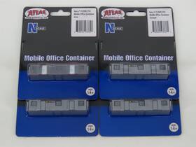 70000235 Atlas 840245233371 Lot Of 4 N 1/160 Scale Mobile Office Container Triumph - Sealed