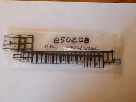 850208 Atlas U33c U36c Handrail Set - Ho Scale Black Part#