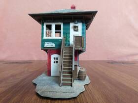 Atl704 Atlas Trains Signal Tower Pre-assembled From Kit# 704 - Ho