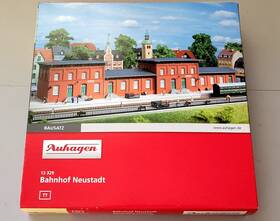 13329 Auhagen Tt Scale Bahnhof Neustadt Station Building Kit Open Box Complete