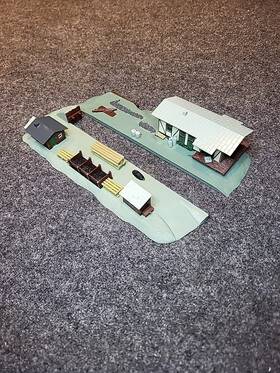 14451 Auhagen Freight Station With Sheds N Gauge Fully Assembled 14451 Auhagen Freight Station With Sheds N Gauge Fully Assembled