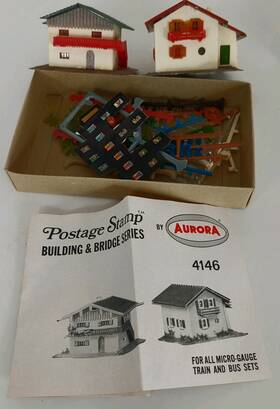 4146-125 Aurora 4146-125. N Scale Model Train Postage Stamp Kit #4146-125 As Shown A5
