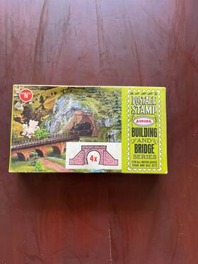 4178-080 Aurora Postage Stamp Building And Bridge - Tunnel Portals #4178-080