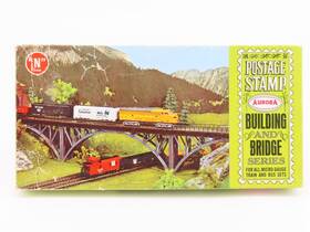4181-200 Aurora N 1/160 Scale Postage Stamp Kit #4181-200 Steel Arch Bridge