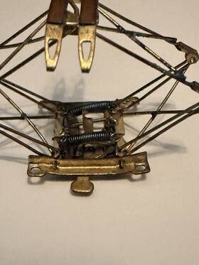 2332p-1 Ayk Vintage Ho Scale Electric Locomotive Pantograph Assembly Japan Brass