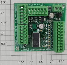 Mrd6x Azatrax Hexdex Model Train Detector Pcb Circuit Board
