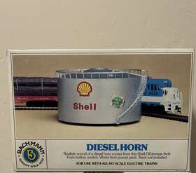 Bachmann 022899462080 Diesel Horn - Shell Oil Storage Tank Ho Scale Open Box