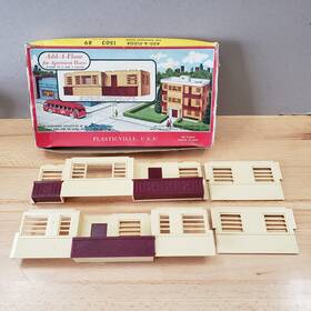 1503-89 Bachmann Plasticville Add A Floor For Apartment House #1907 O And S Gauge