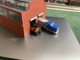 15163 Bachmann N Scale Locomotive Maintenance Building #15163 15163 Bachmann N Scale Locomotive Maintenance Building #15163